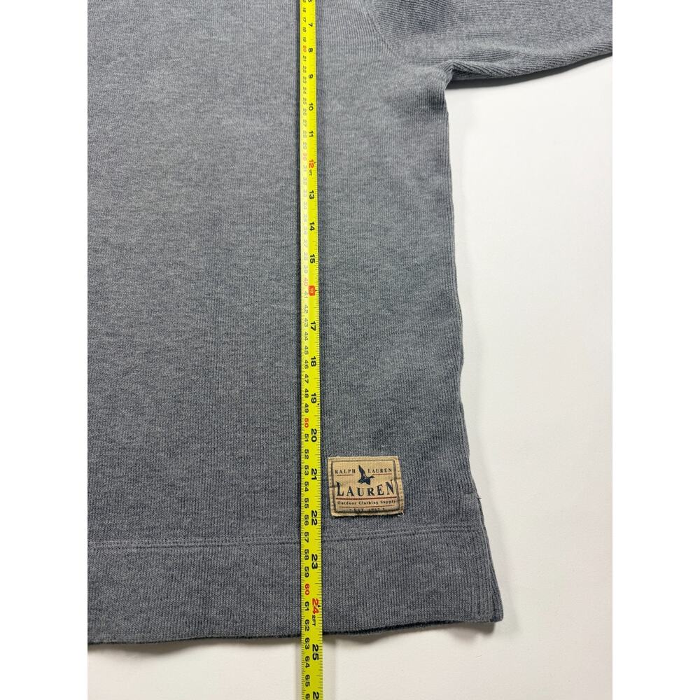 Lauren Ralph Lauren Women’s Gray Knit Sweater – 100% Cotton, Size Large - Picture 5 of 6